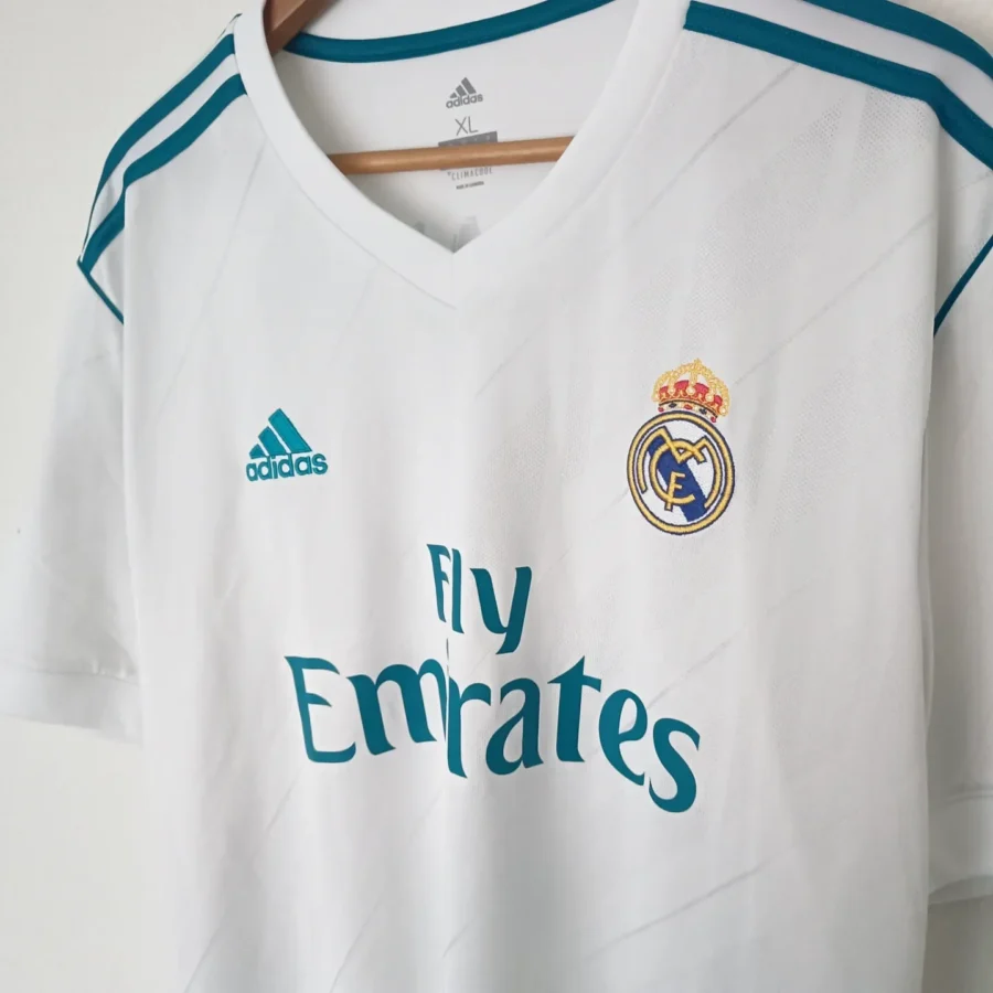 REAL MADRID 2017 2018 HOME FOOTBALL SHIRT SOCCER JERSEY