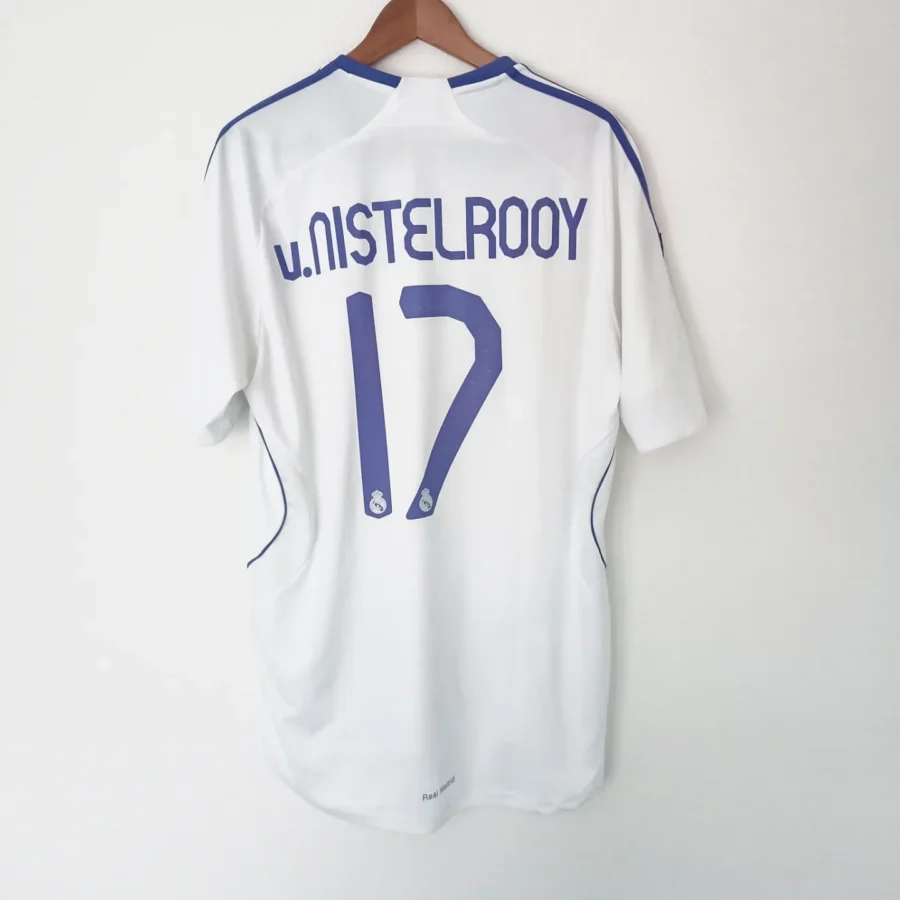 Real Madrid 2007/2008 Home Shirt - Van Nistelrooy #17