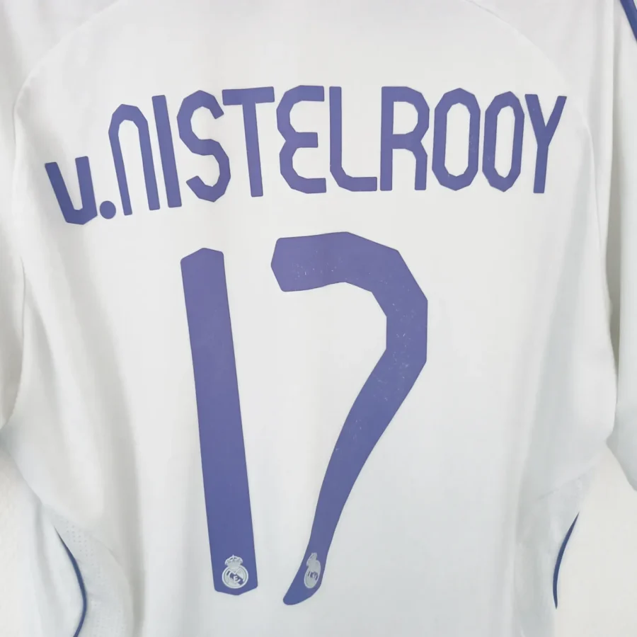 Real Madrid 2007/2008 Home Shirt - Van Nistelrooy #17